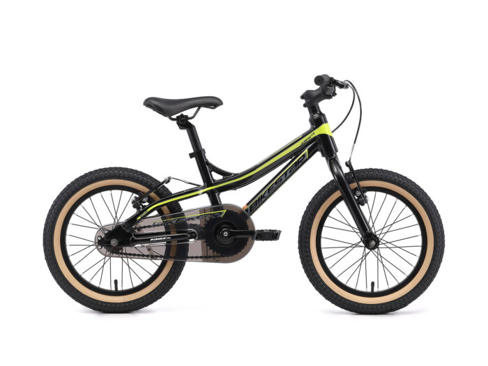 Bikestar kinderfiets Mountainbike alu 16 inch zwart/groen