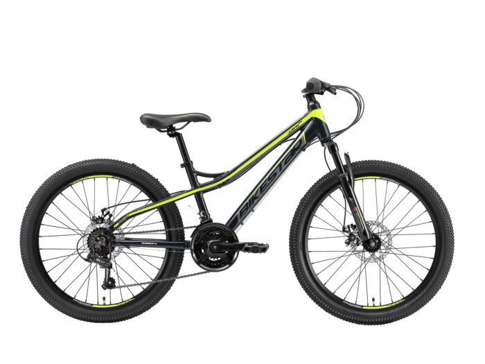 Bikestar hardtail MTB 21speed 24inch zwart/groen