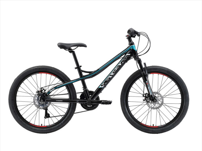 Bikestar hardtail MTB 21speed 24inch zwart/blauw