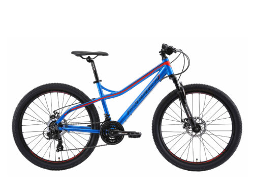 Bikestar Hardtail MTB Alu 26 Inch 21 Speed Blauw/Rood