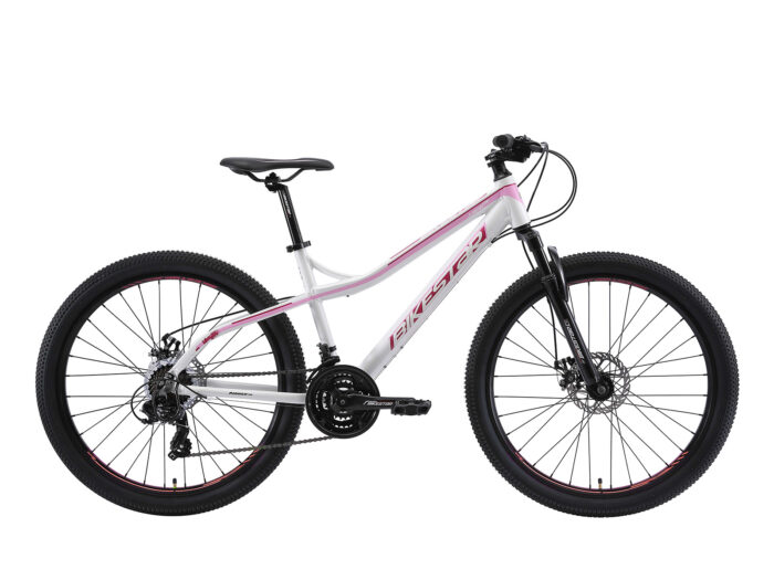 Bikestar Hardtail MTB Alu 26 Inch 21 Speed Wit/Roze