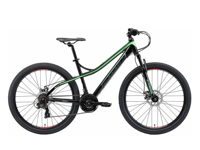 Bikestar Hardtail MTB Alu 27.5 Inch 21 Speed Zwart/groen