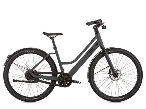 Stealth M elektrische stadsfiets grijs