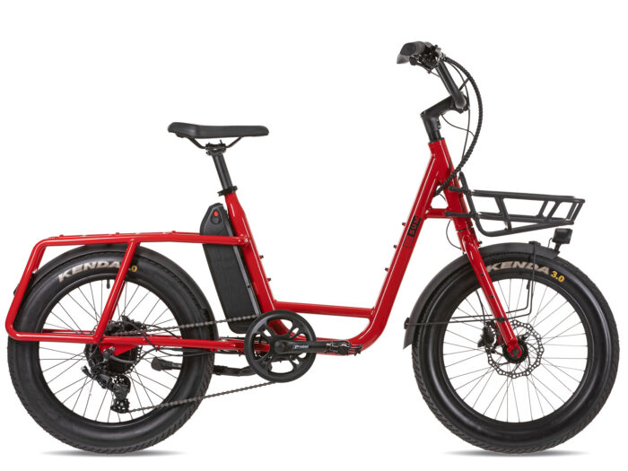 Uco Plus alu elektrische transportfiets rood