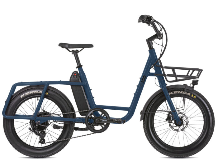 Uco Plus alu elektrische transportfiets blauw