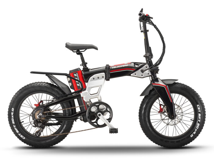 Velocifero TNT elektrische vouwfiets fatbike zwart