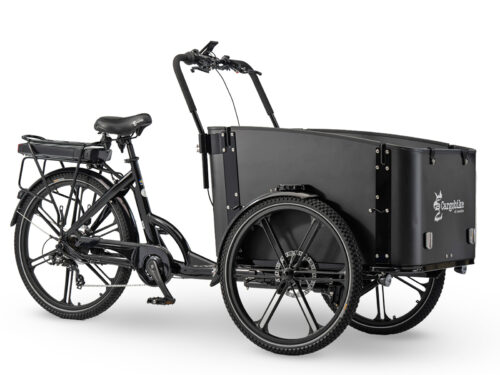 Cargobike SE Flex elektrische bakfiets 12.8 Ah zwart